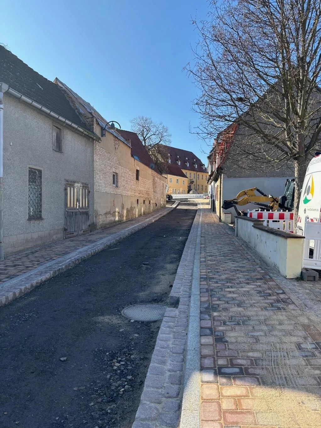 Die Sanierung der Grünen Straße ist fast abgeschlossen. Seit April wird am oberen Teil des Freimarktes gebaut.