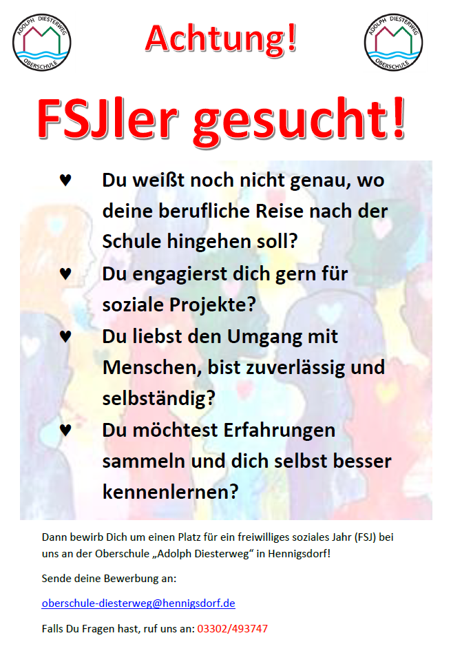 Bewirb dich jetzt !