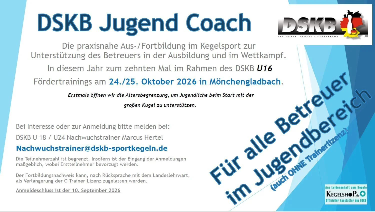 DSKB Jugendcoach 2026