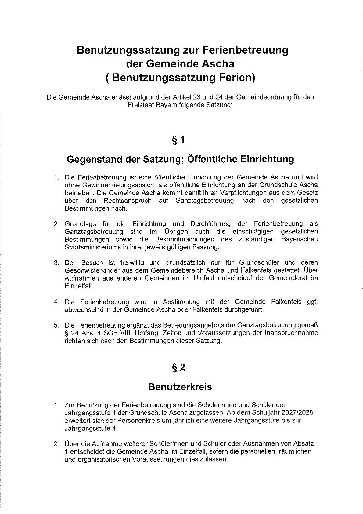Original Benutzungssatzung Ferien-1