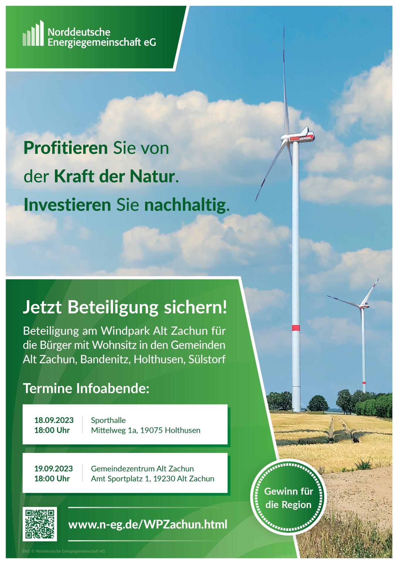 Bürgerbeteiligung Windpark