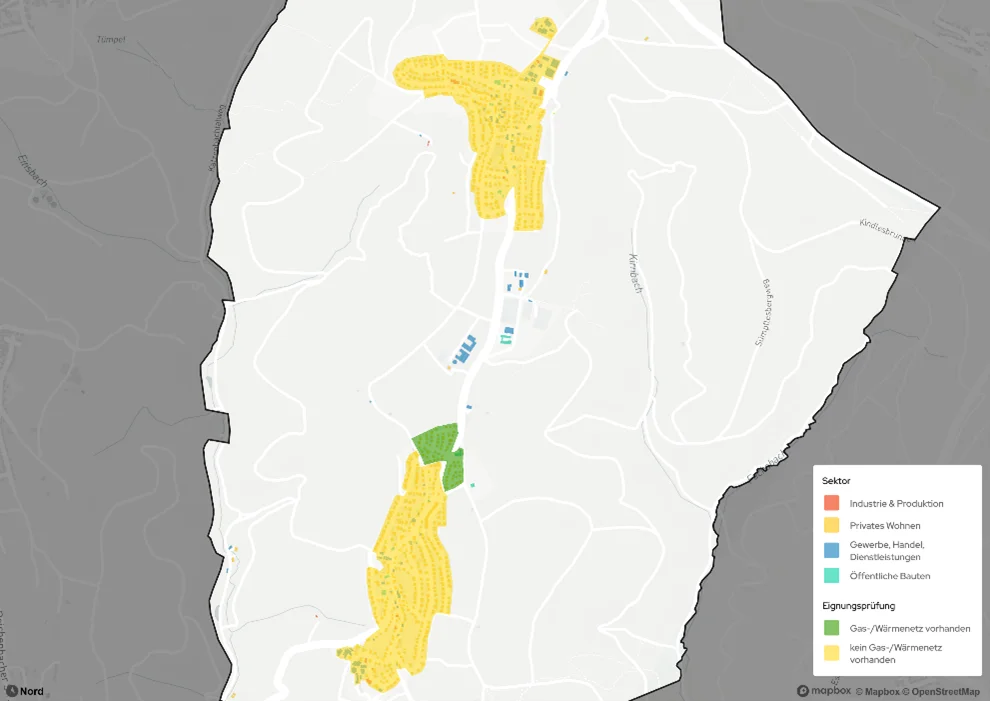 Veröffentlichung der Ergebnisse der Eignungsprüfung der kommunalen Wärmeplanung in Lichtenwald