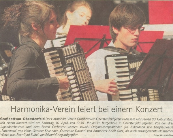 Bericht der Marbacher Zeitung am 14.04.2011