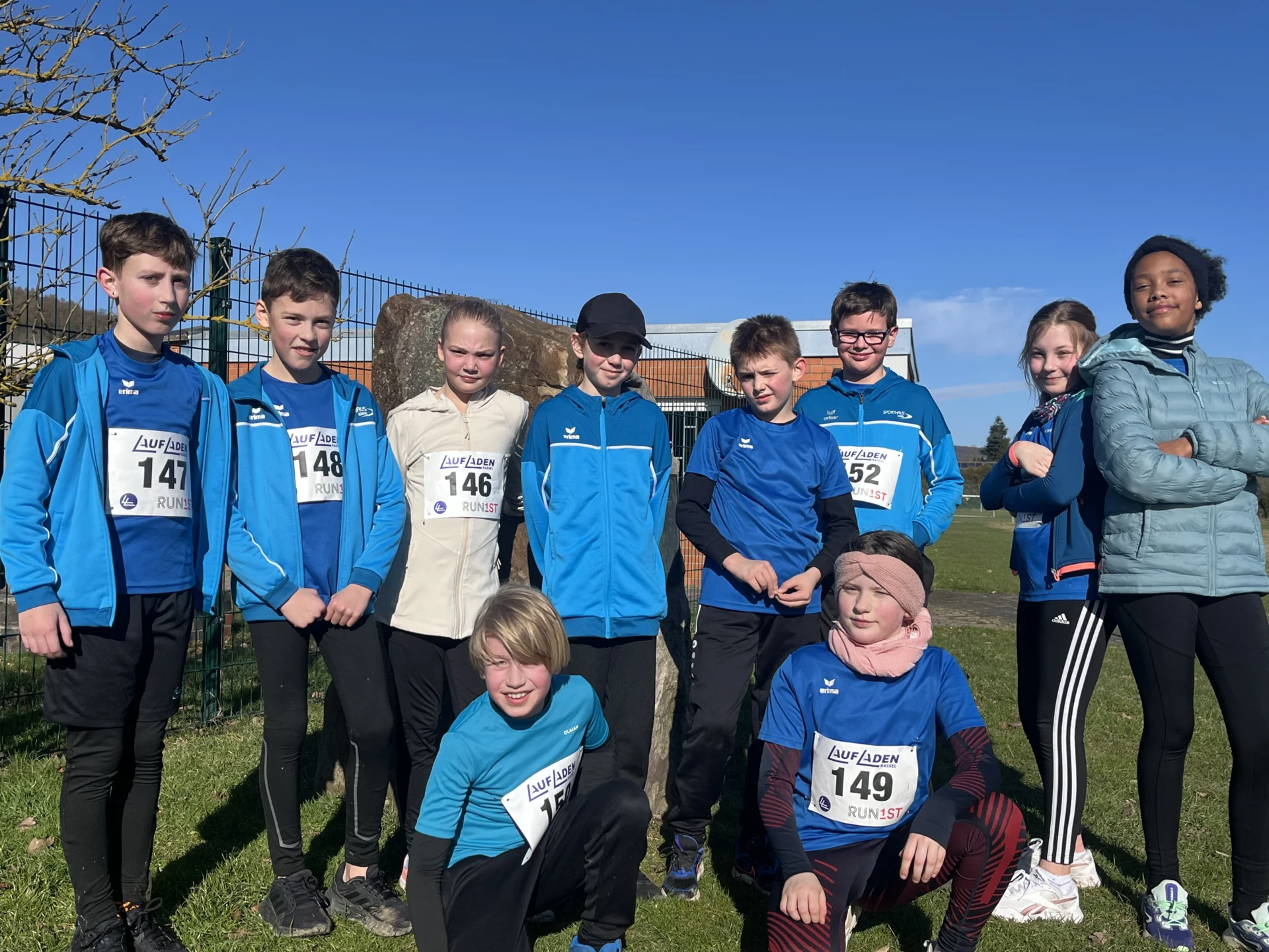 U12 Crossläufer des SV Espenau.