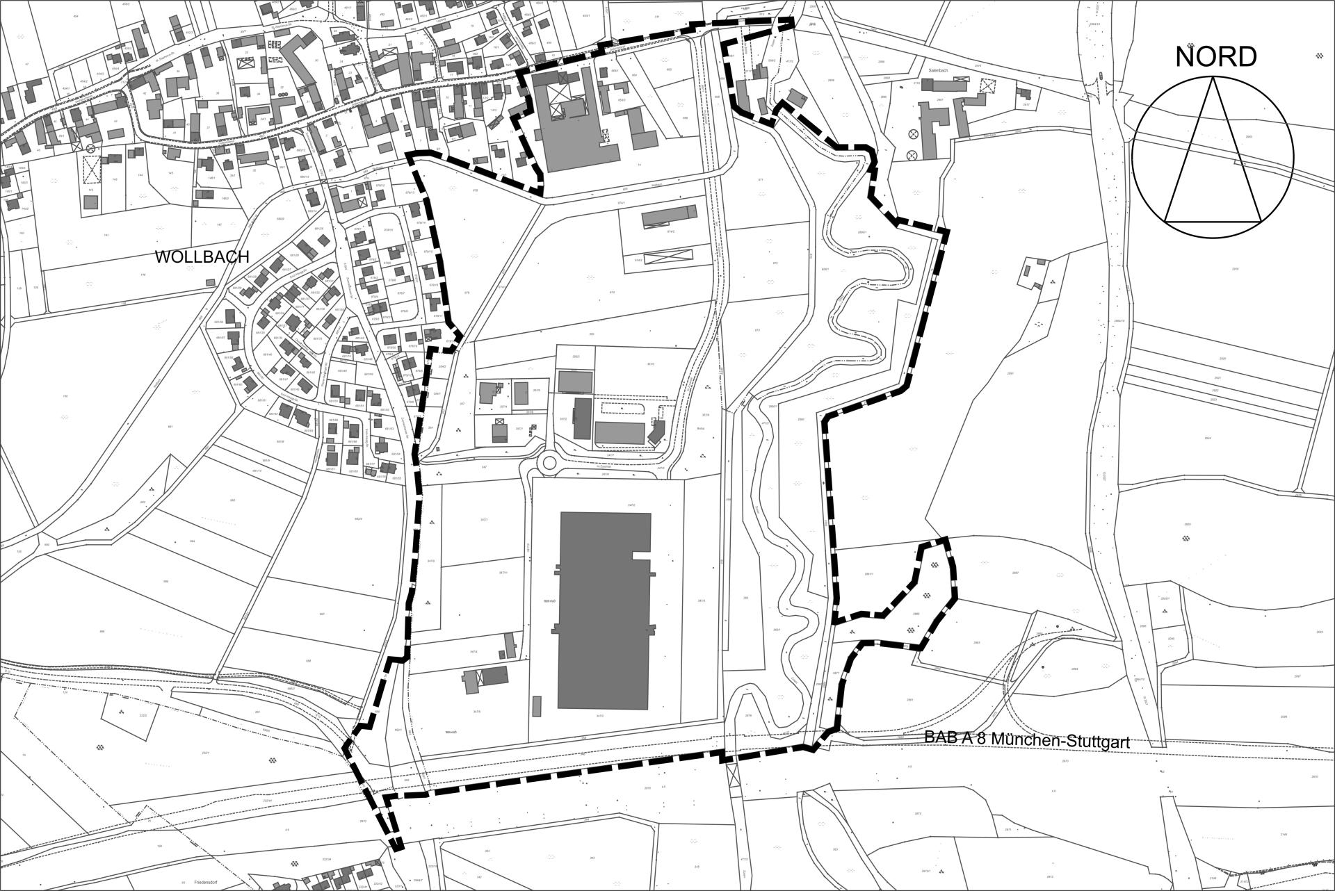 Lageplan Geltungsbereich