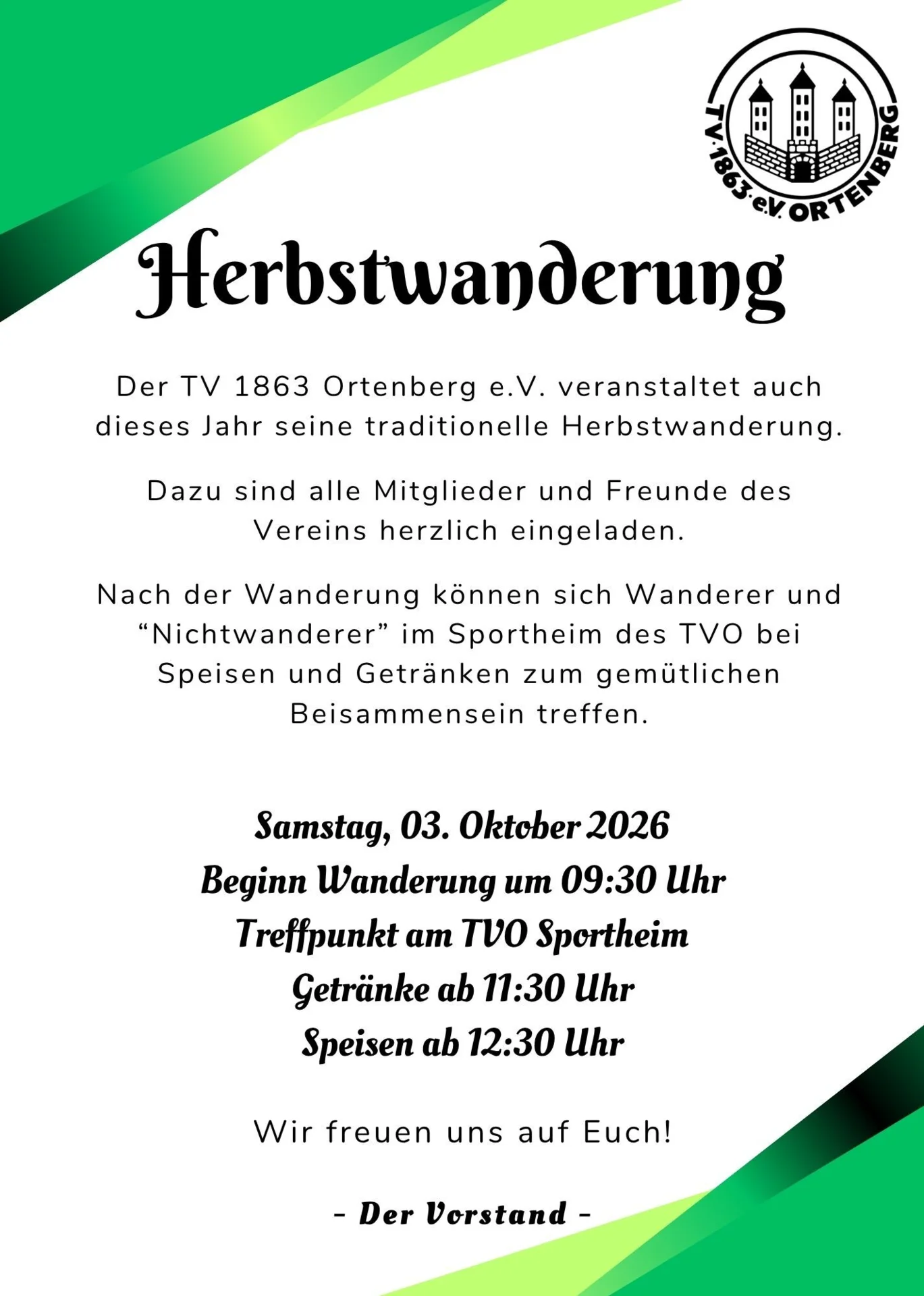 Herbstwanderung 2026