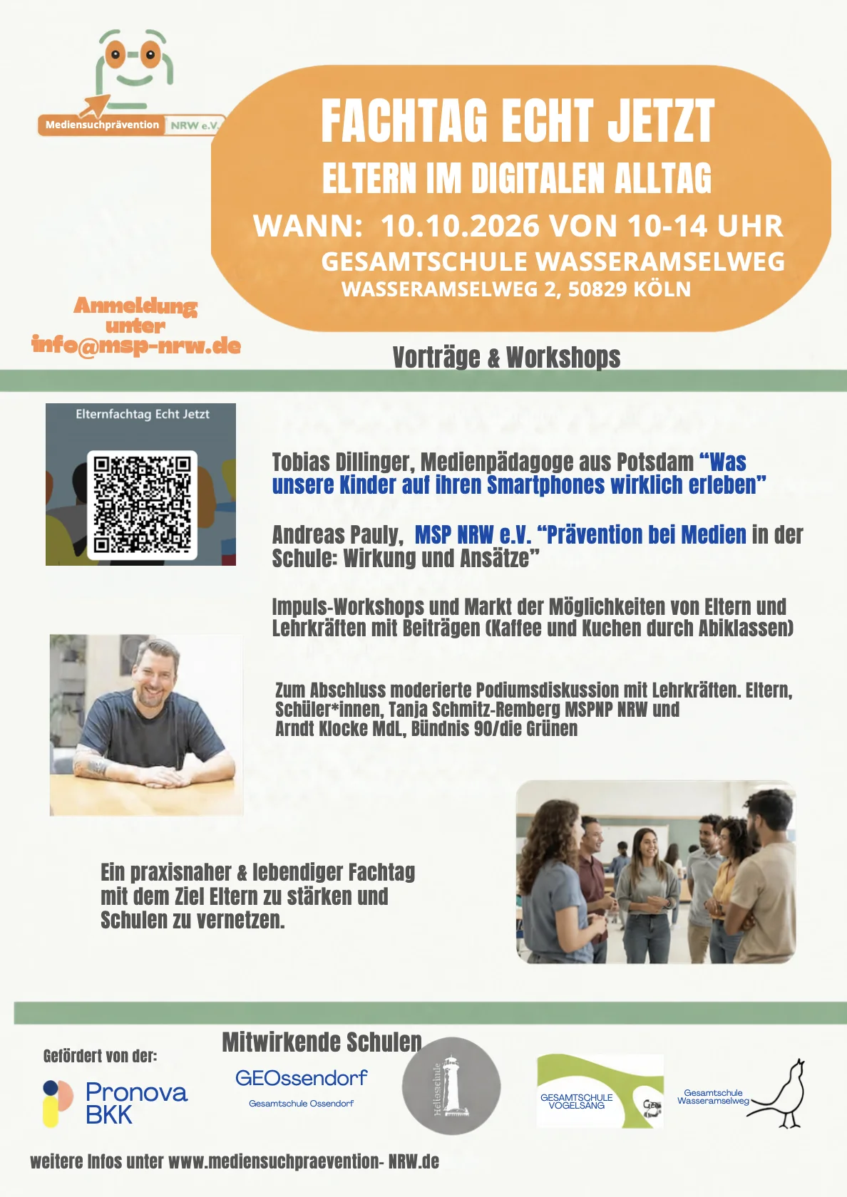 FACHTAG ECHT JETZT- Eltern im digitalen Alttag