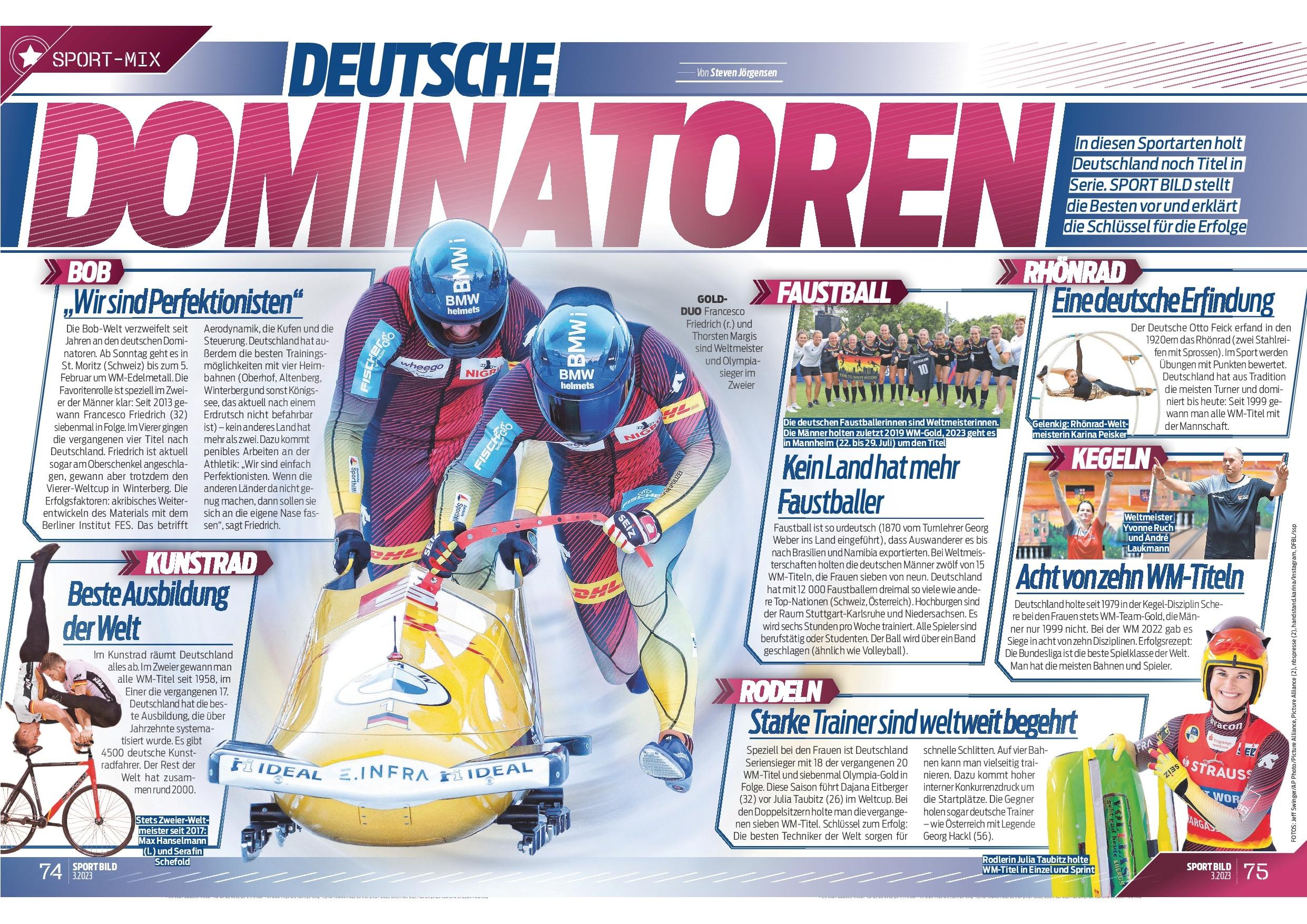 Deutsche Dominatoren_Sport Bild