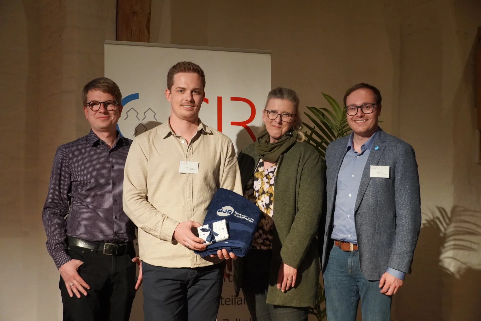 Markus Binder, Florian Lechner, Steffi Denk und Philipp Seitz