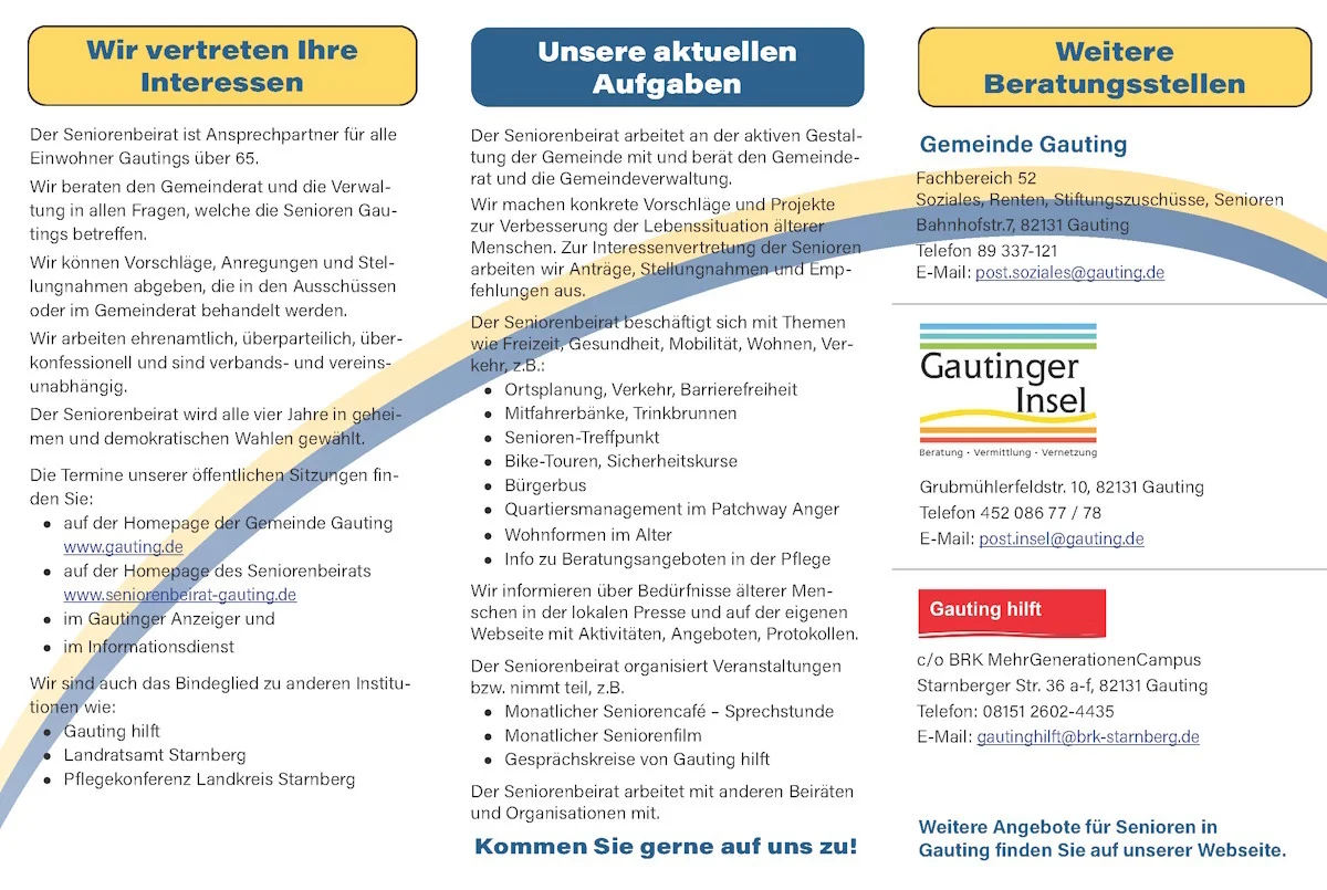 Seniorenbeirat Flyer Hinten