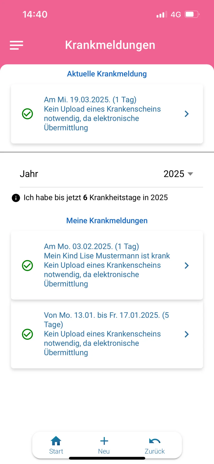KM per App erstellen