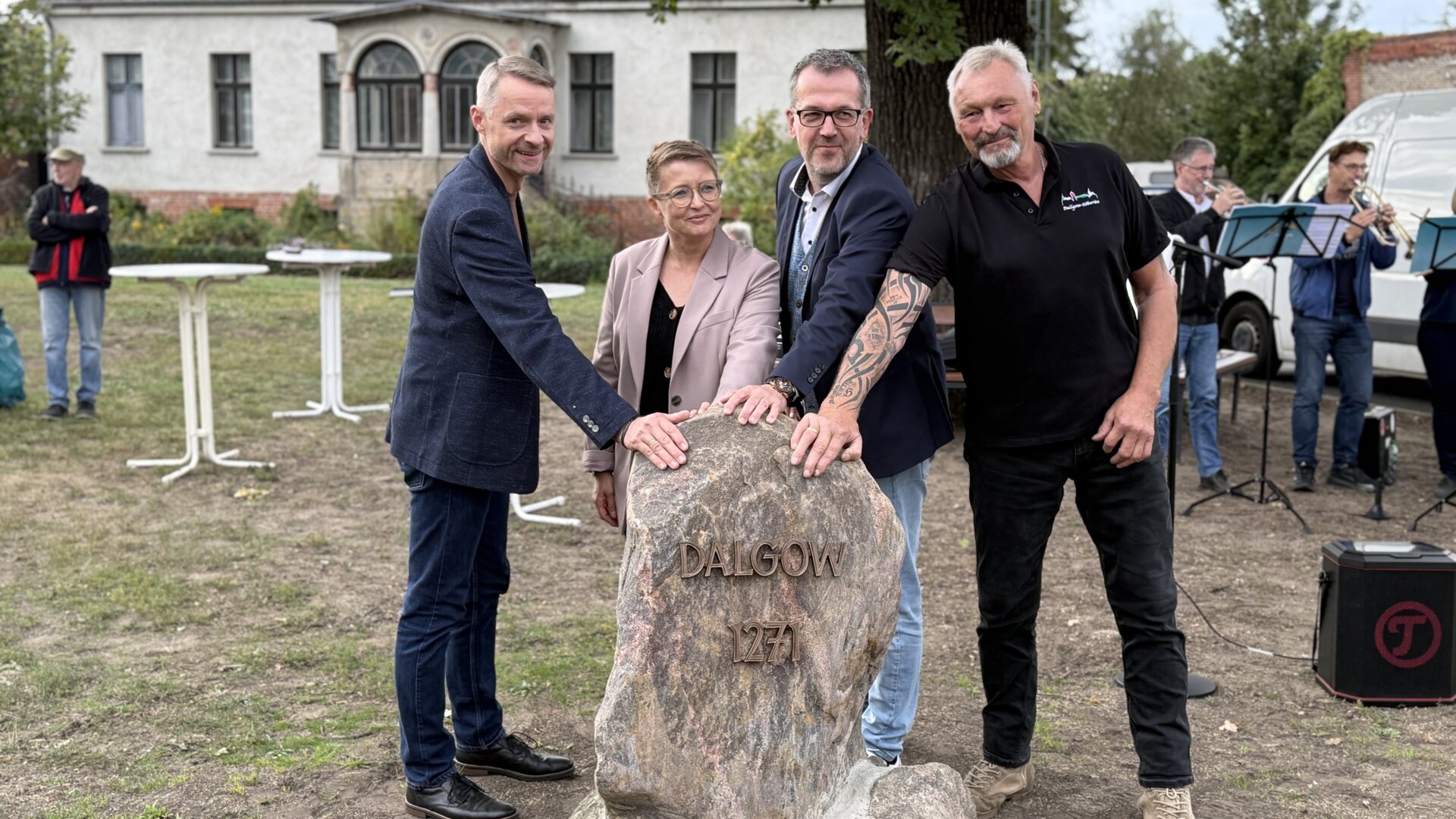 Einweihung des Gedenksteins in Dallgow-Dorf 2026