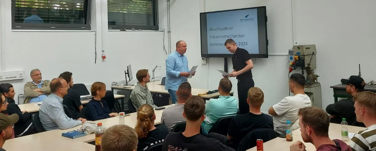 Abschlussfeier der Industriemechaniker