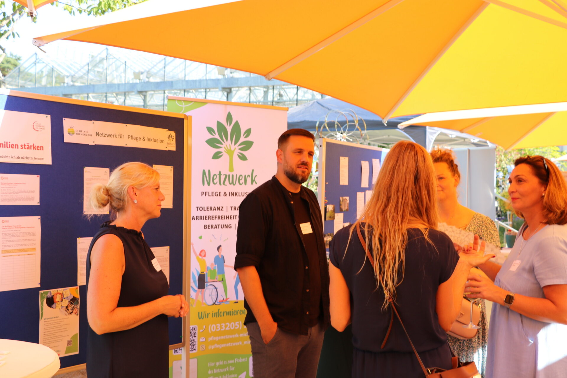 Wirtschaftsempfang Stand Pflegenetzwerk