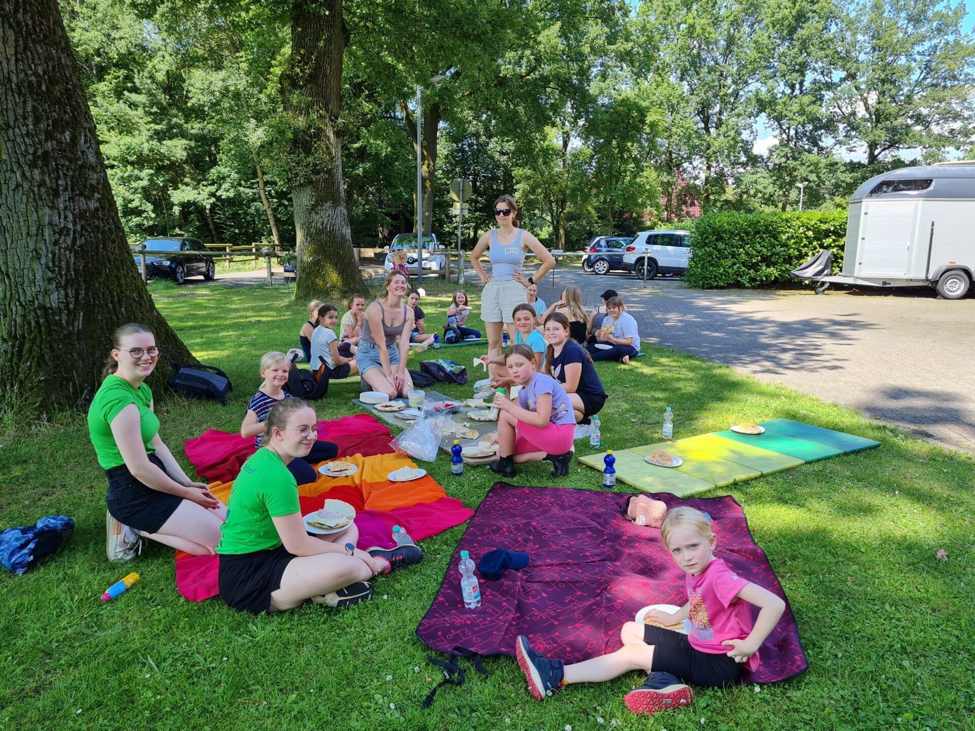 Picknick auf der Anlage