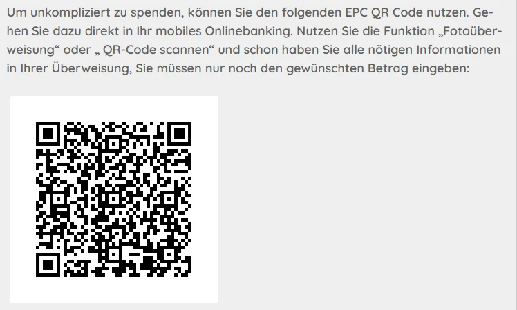 EPC QR Code