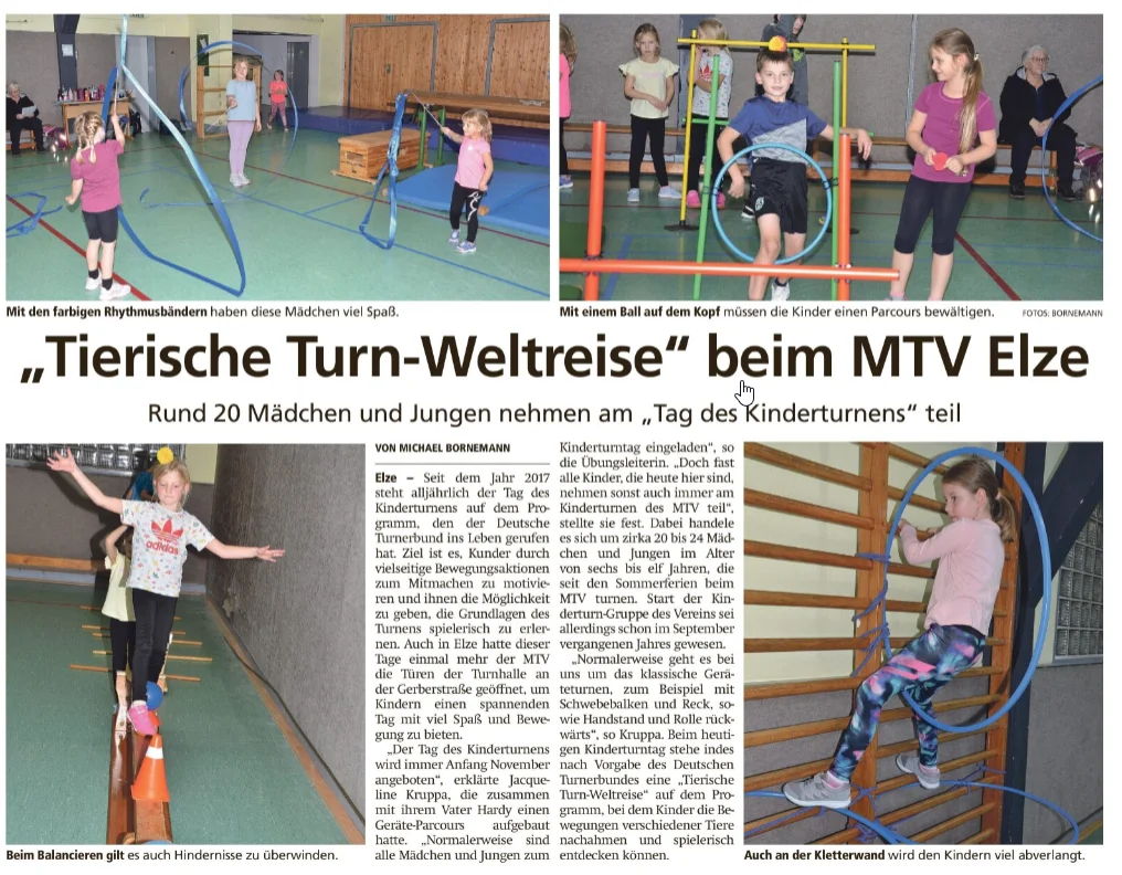 LDZ 06.11.2025 Tag des Kinderturnens