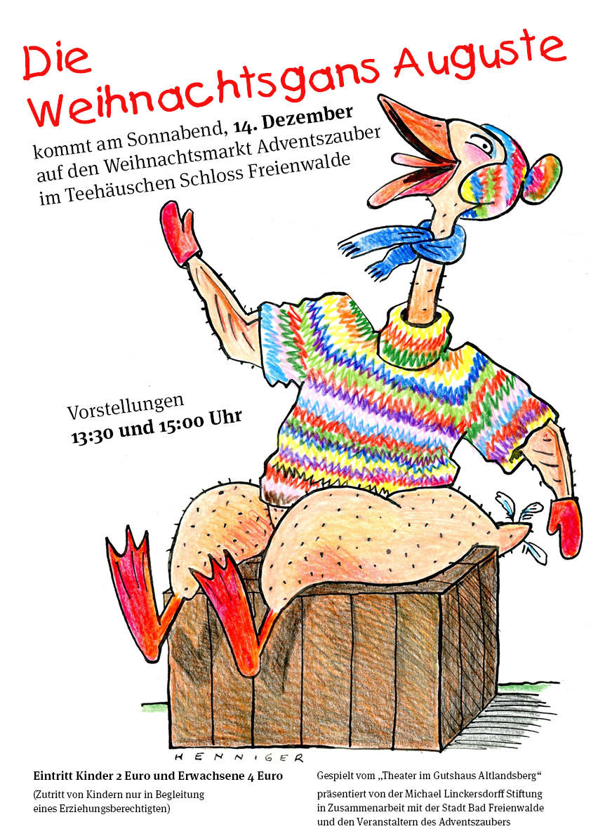 Weihnachtsgans Auguste