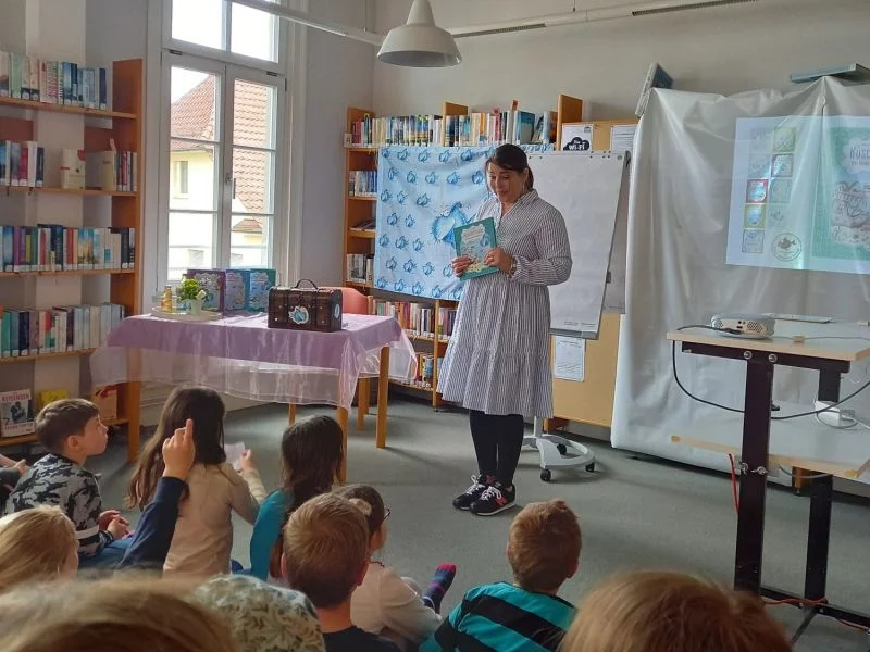 Büchereibesuch