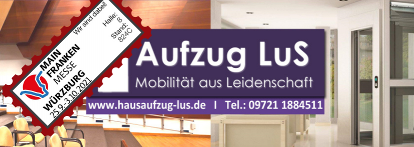 Aufzug LuS auf der Mainfranken-Messe Würzburg in Halle 8, 824c