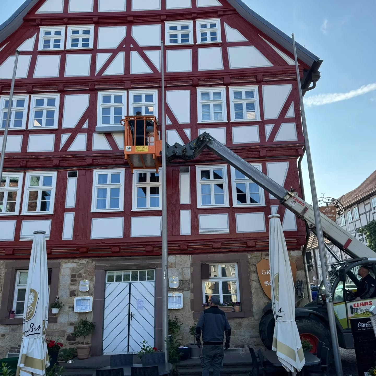 Blumenschmuck Rathaus