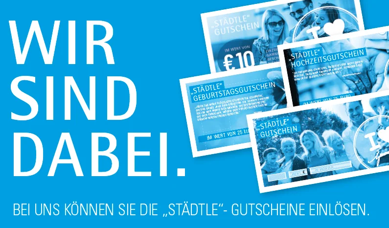 Gammertinger "STÄDTLE-Gutschein"