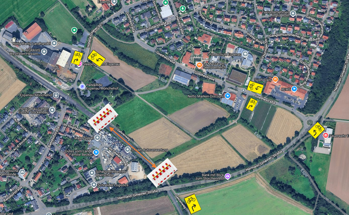 Gehrenweg Sperrung