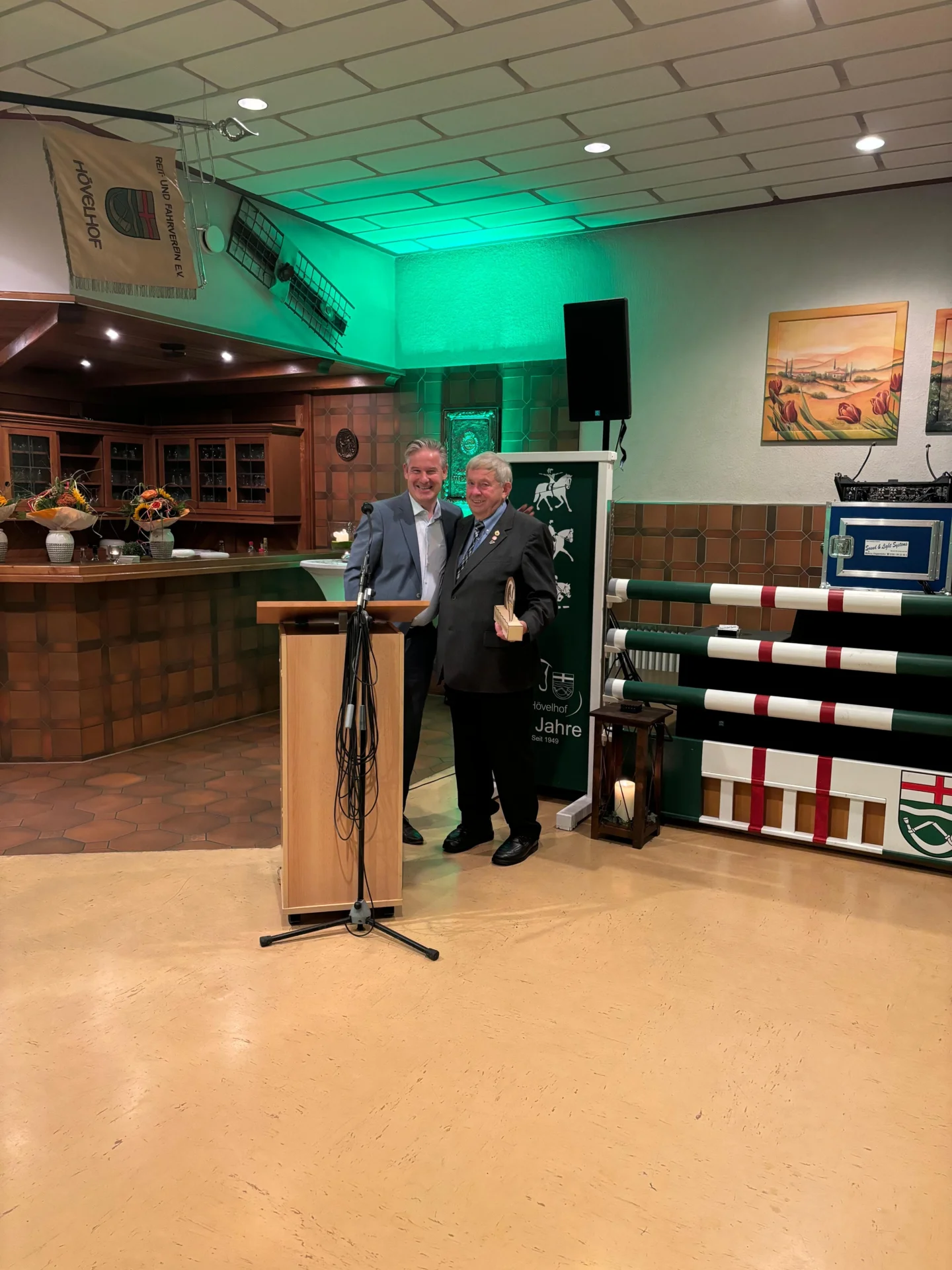 Gratulation des Bürgermeisters Michael Berens