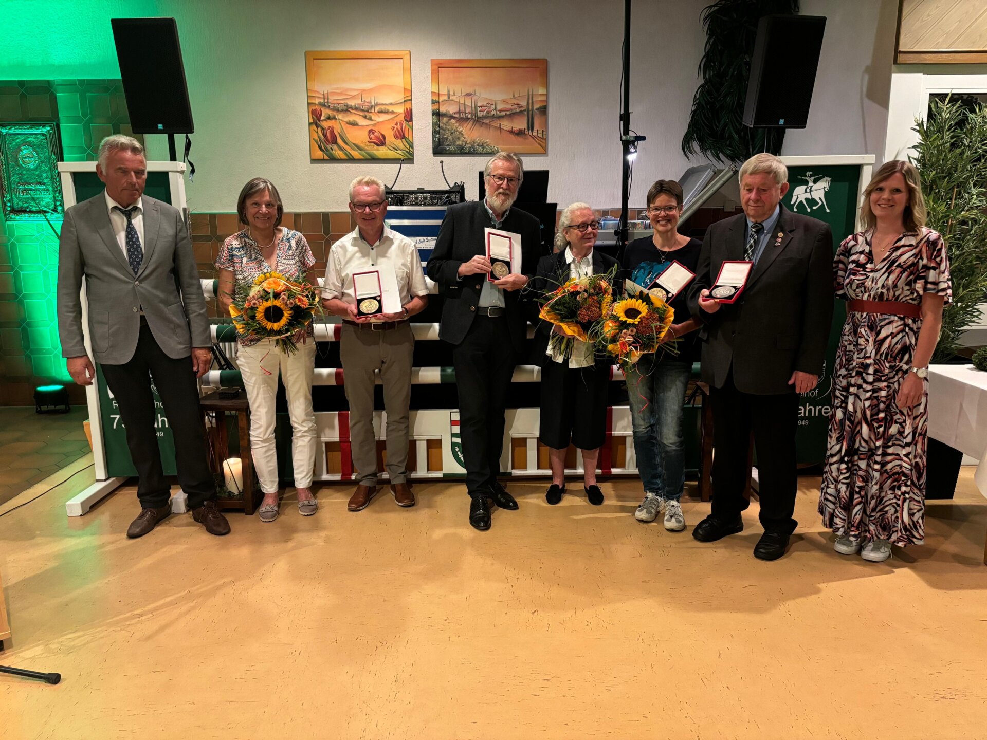 Ehrung der Jubilare
