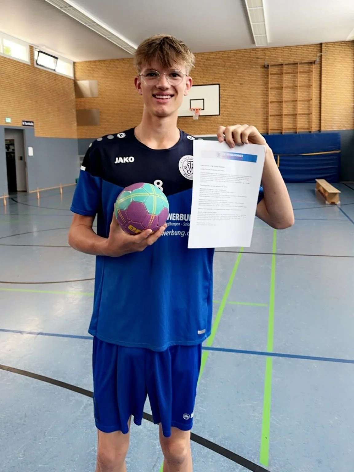 Nick Dunst beim Training