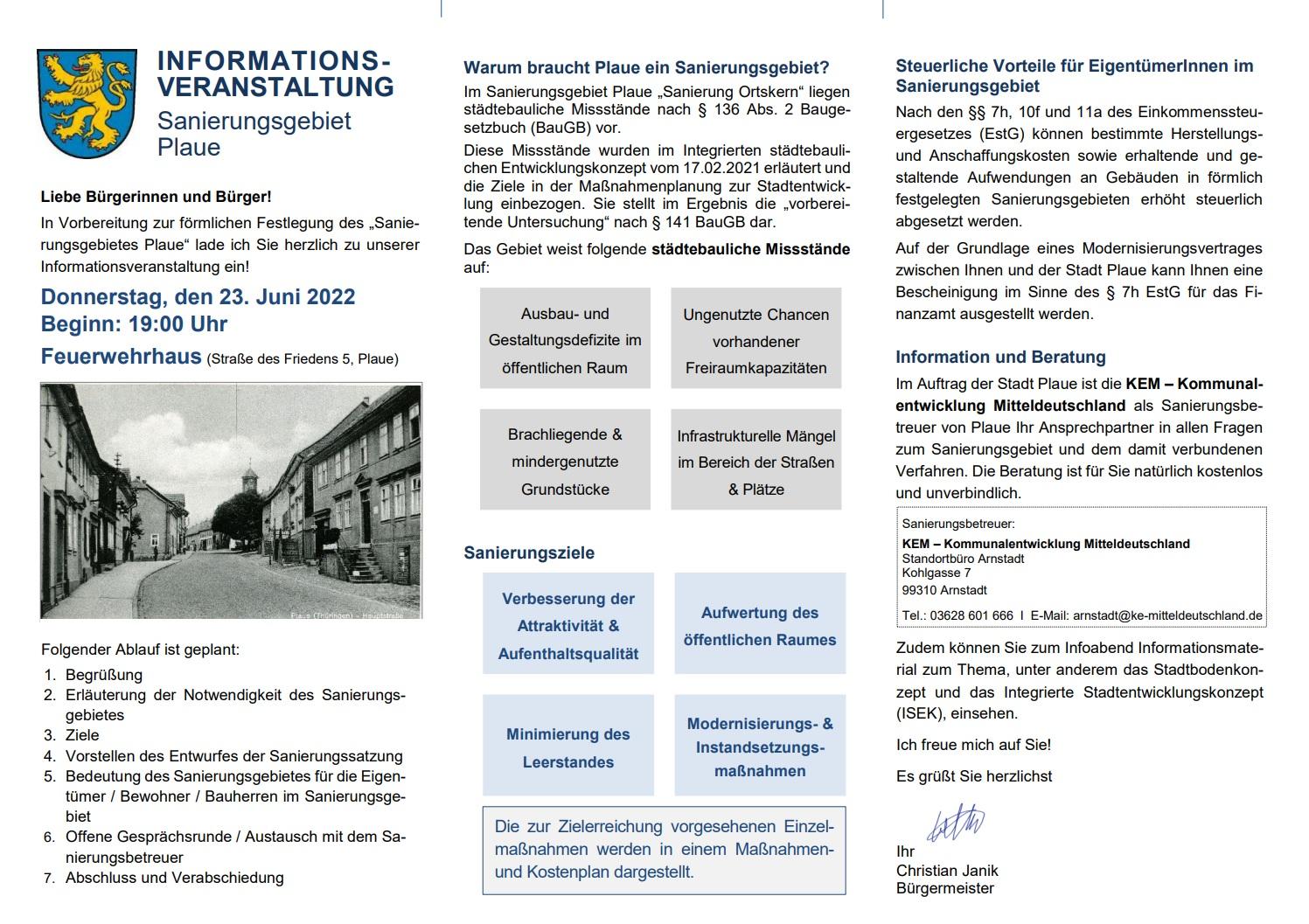 Sanierungsflyer