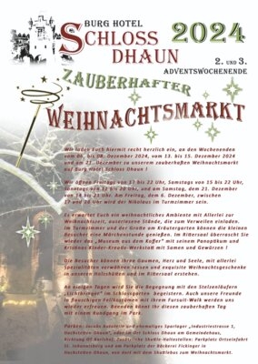 Plakat Weihnachtsmarkt