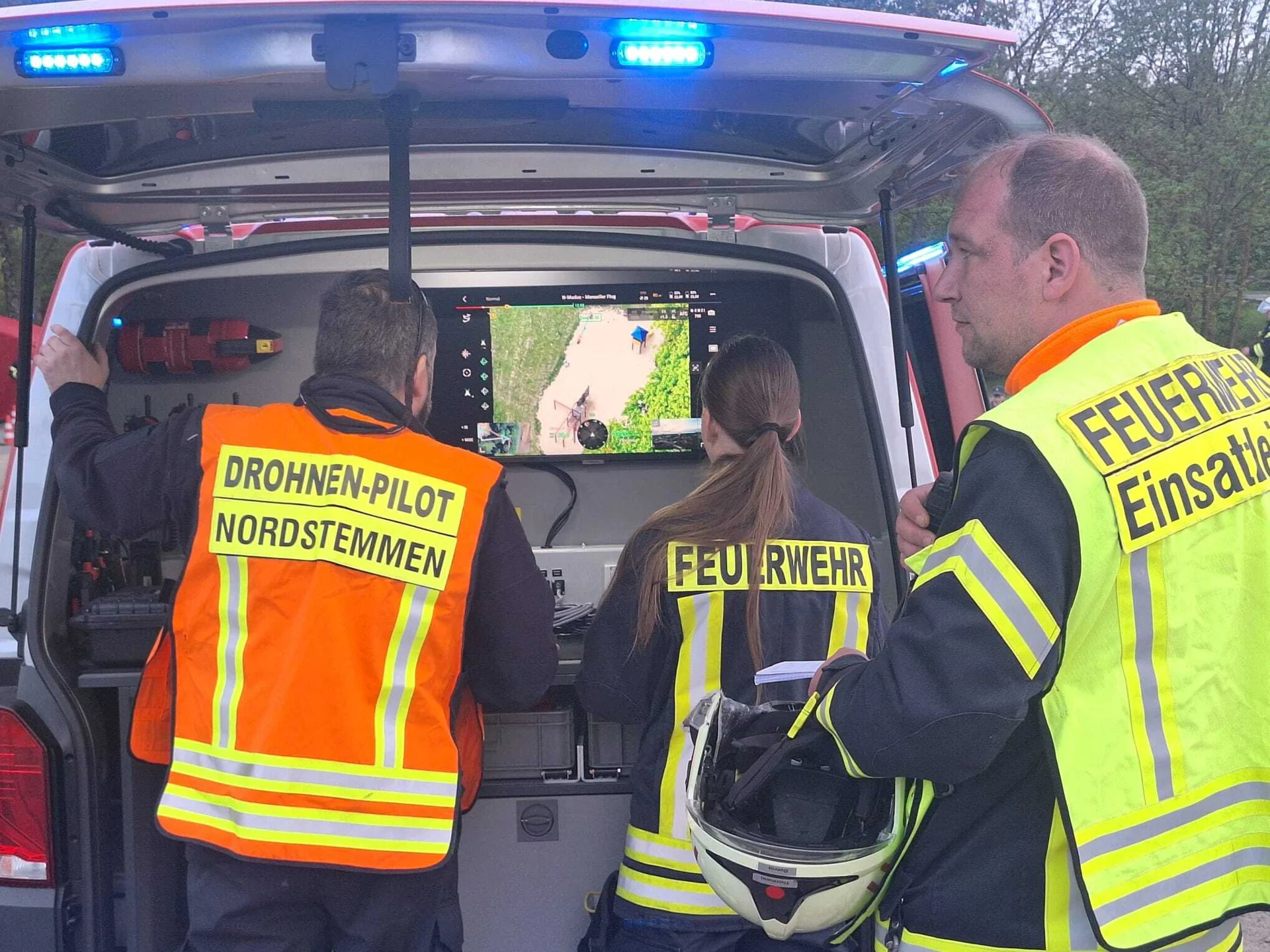 Einsatzleiter Lageerkundung mittels Drohne