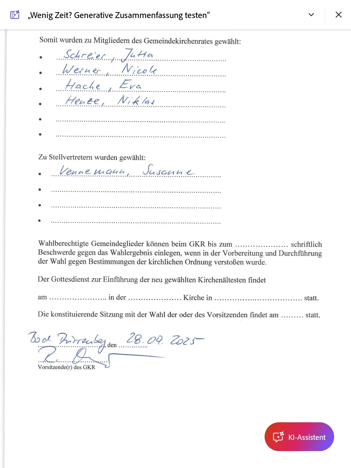 Wahlprotokoll Seite2