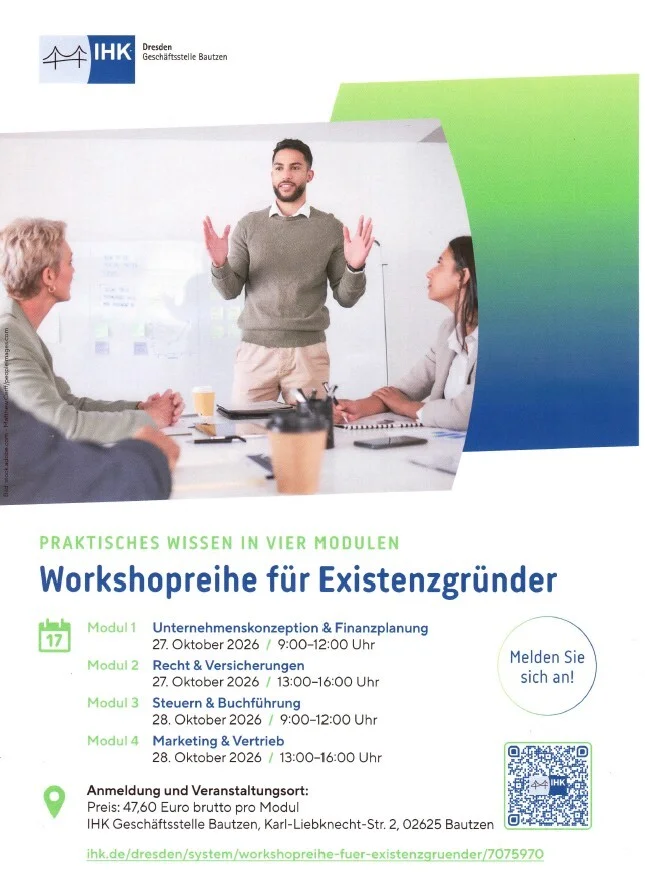 Workshopreihe für Existenzgründer