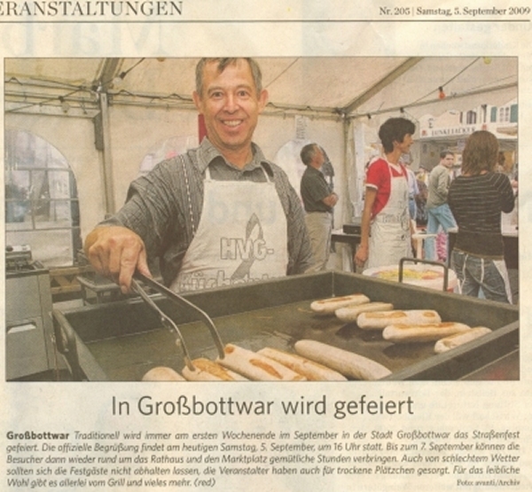 Bericht der Marbacher Zeitung am 05.09.2009