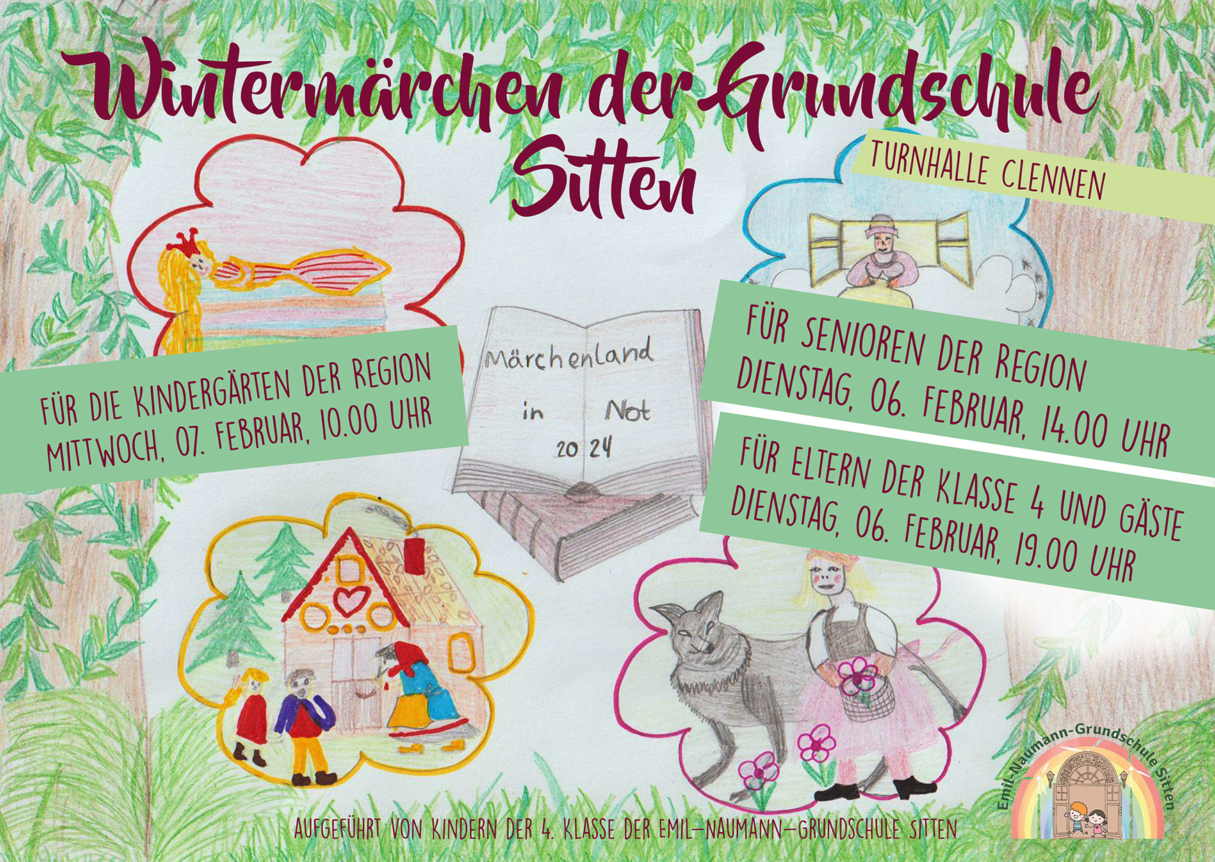 Wintermärchen der Grundschule Sitten am 06.02.2024