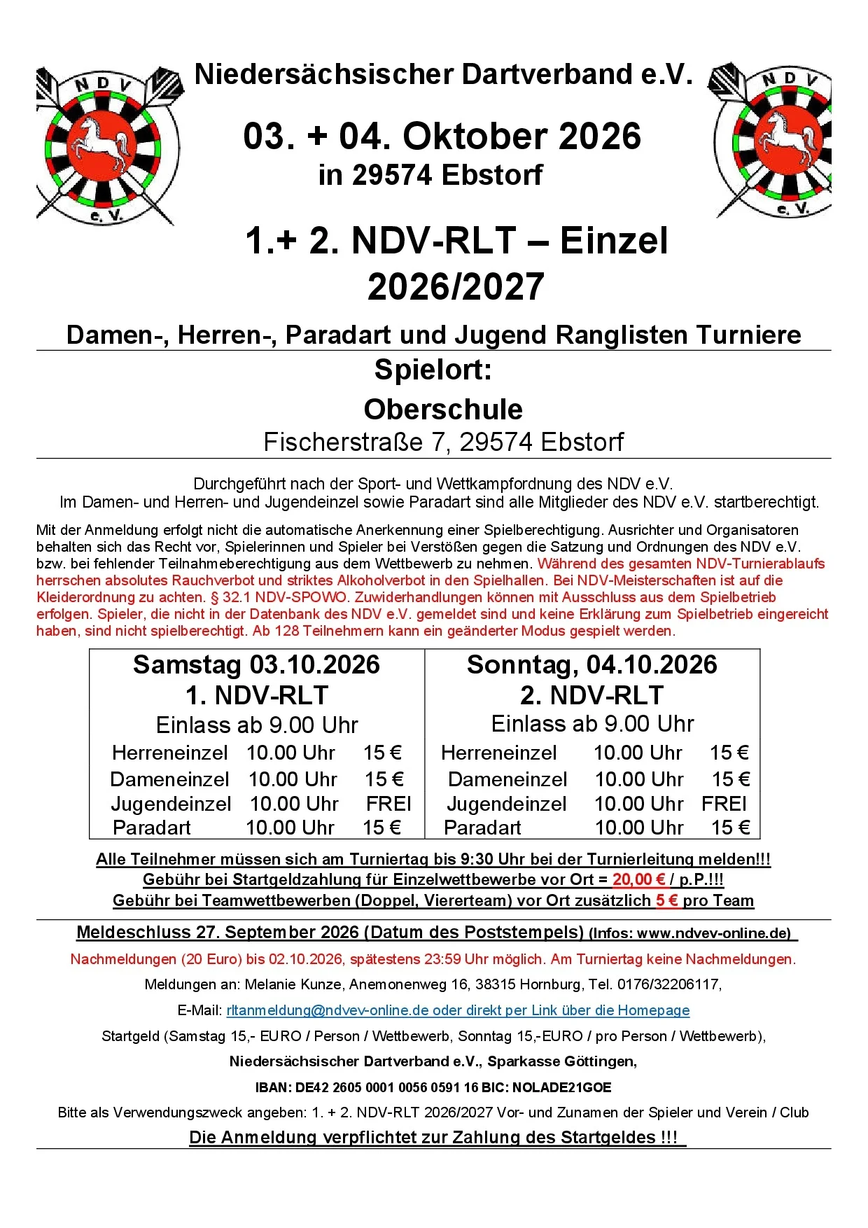 Turnierplakat