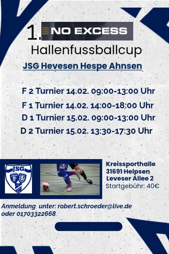 1_No Excess Hallenfussballcup
