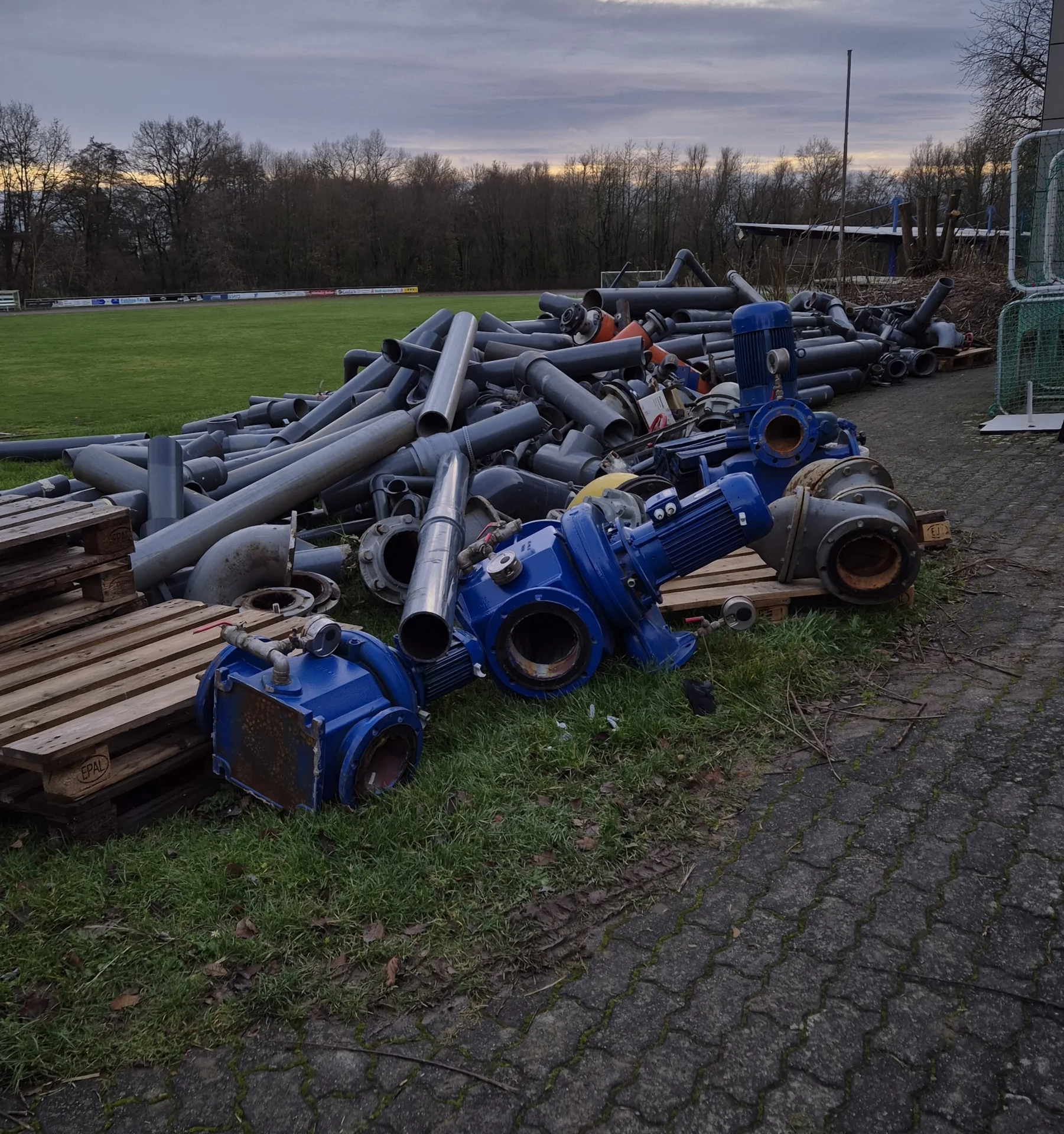Baubeginn Sanierung Filtertechnik Hallenbad