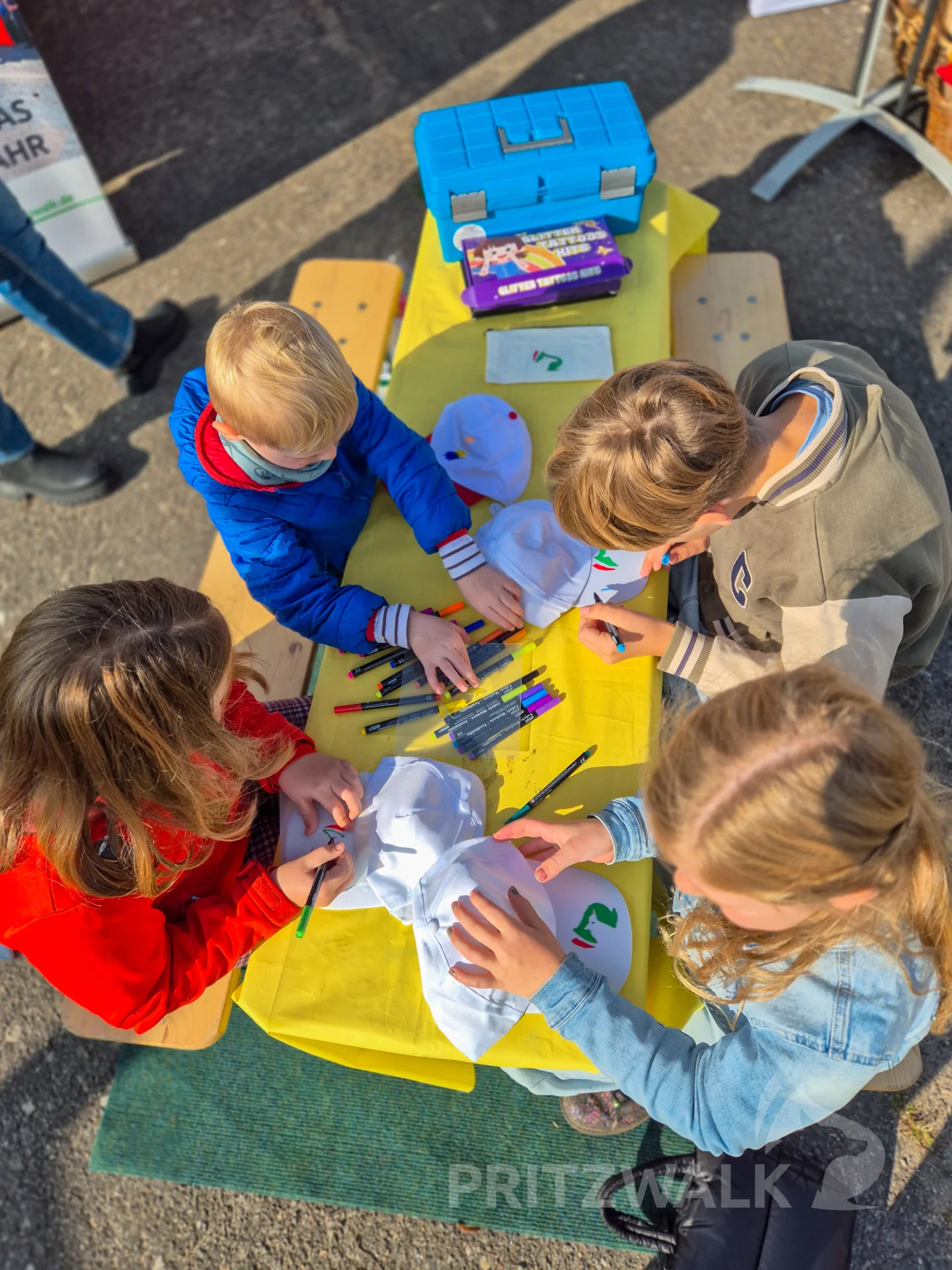 Für die Kinder gab es Bastelangebote von der Stadt Pritzwalk. Foto: Stadt Pritzwalk