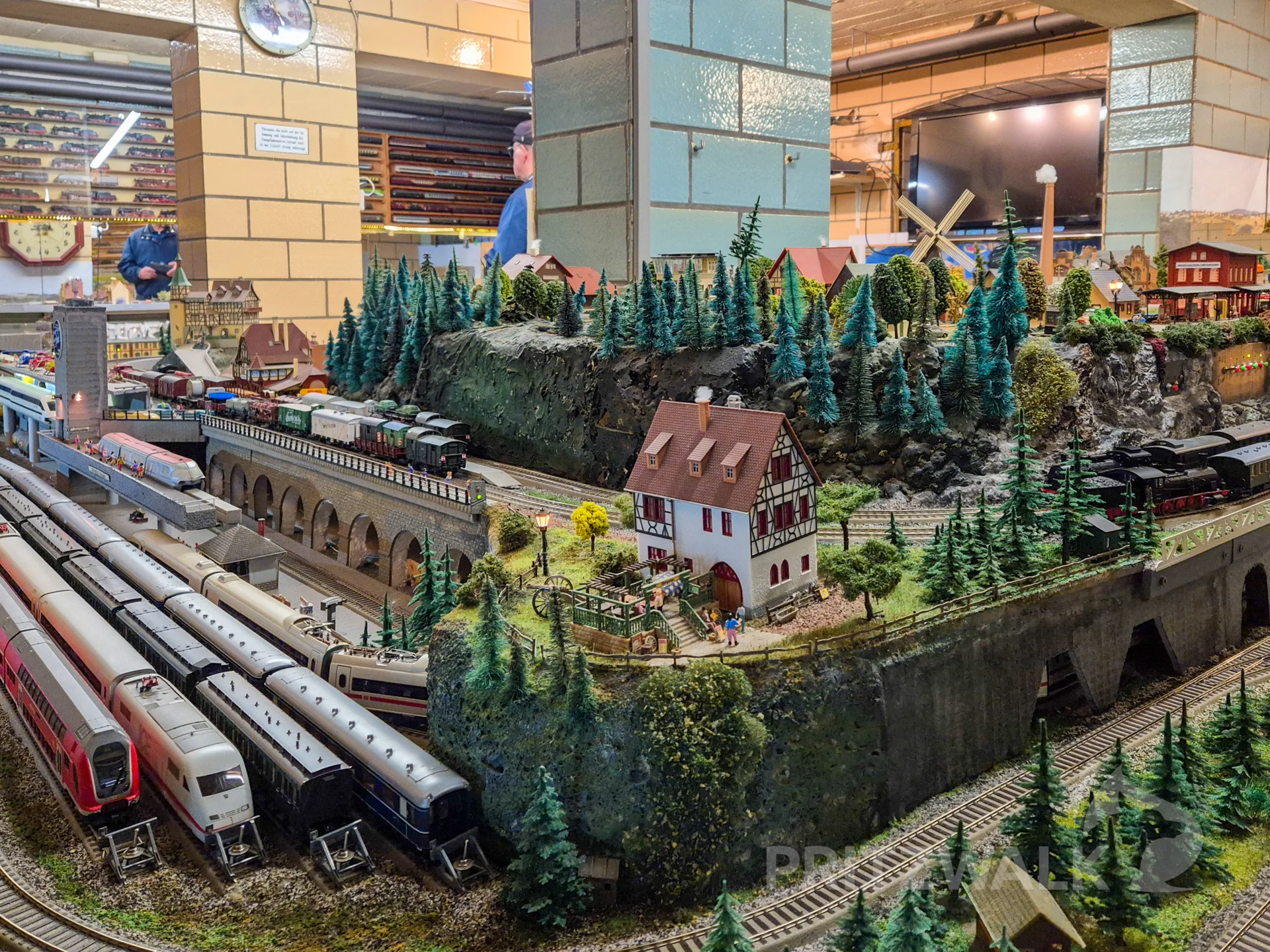 Die Modellbahnfreunde zeigten ihre Anlagen. Foto: Stadt Pritzwalk
