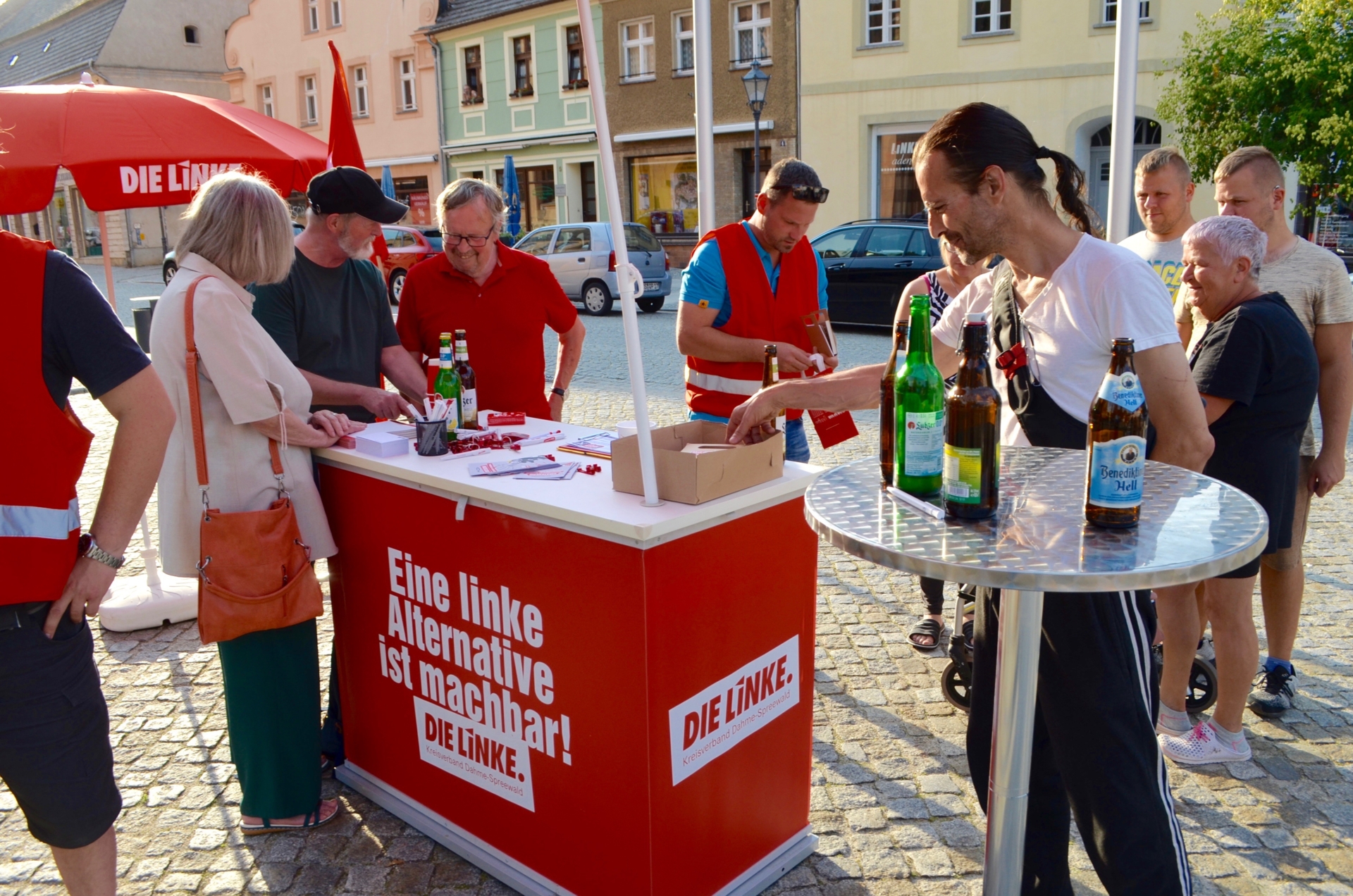 Auch wenn es anders aussieht: Der Partei Die Linke droht der Weg in die Bedeutungslosigkeit. Foto: Andreas Staindl