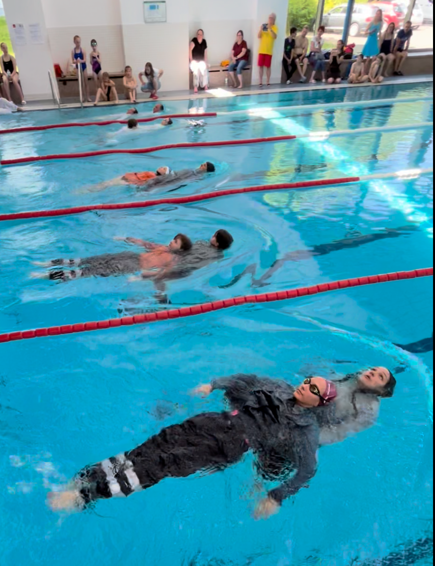 Rettungsschwimmer beim Training