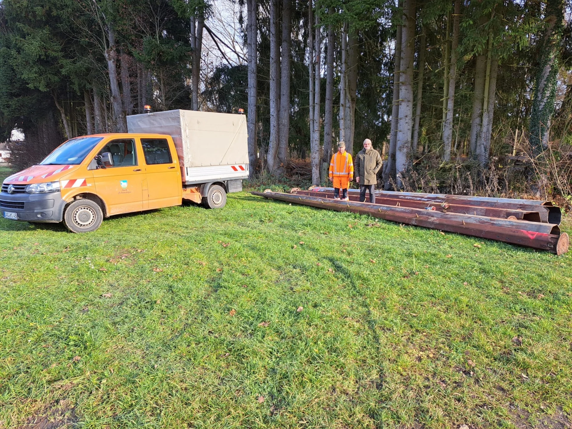 Fluchtlichtmasten