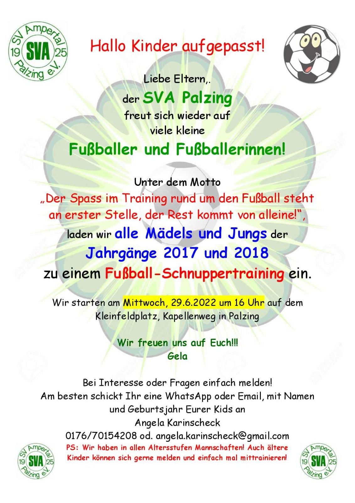 Fussball_Schnuppertraining 2022