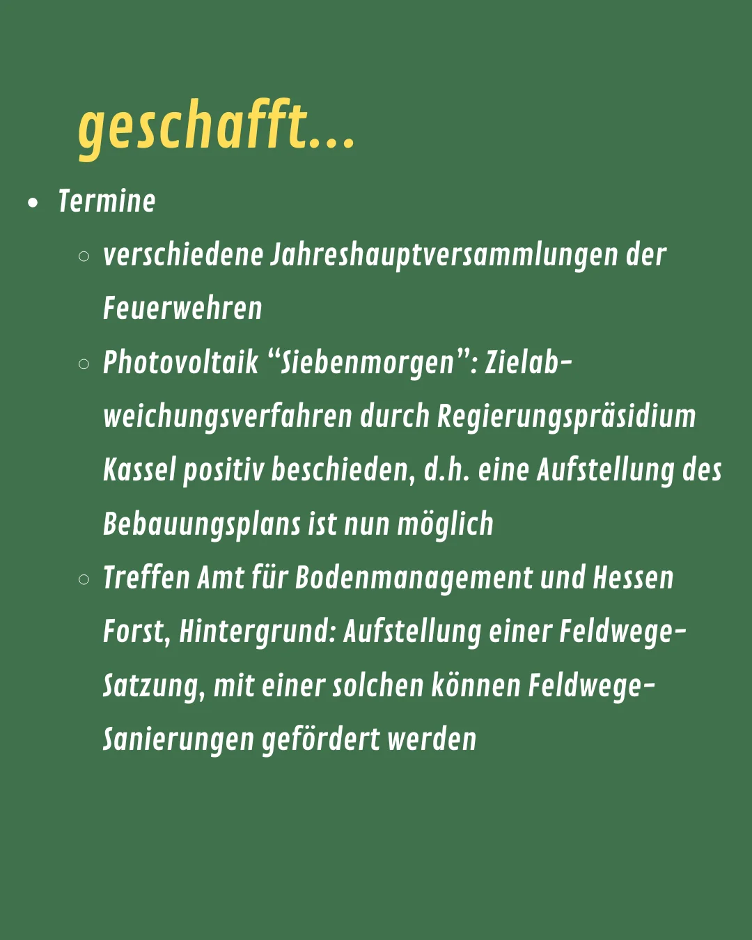 Monatlicher Rückblick Februar 2026