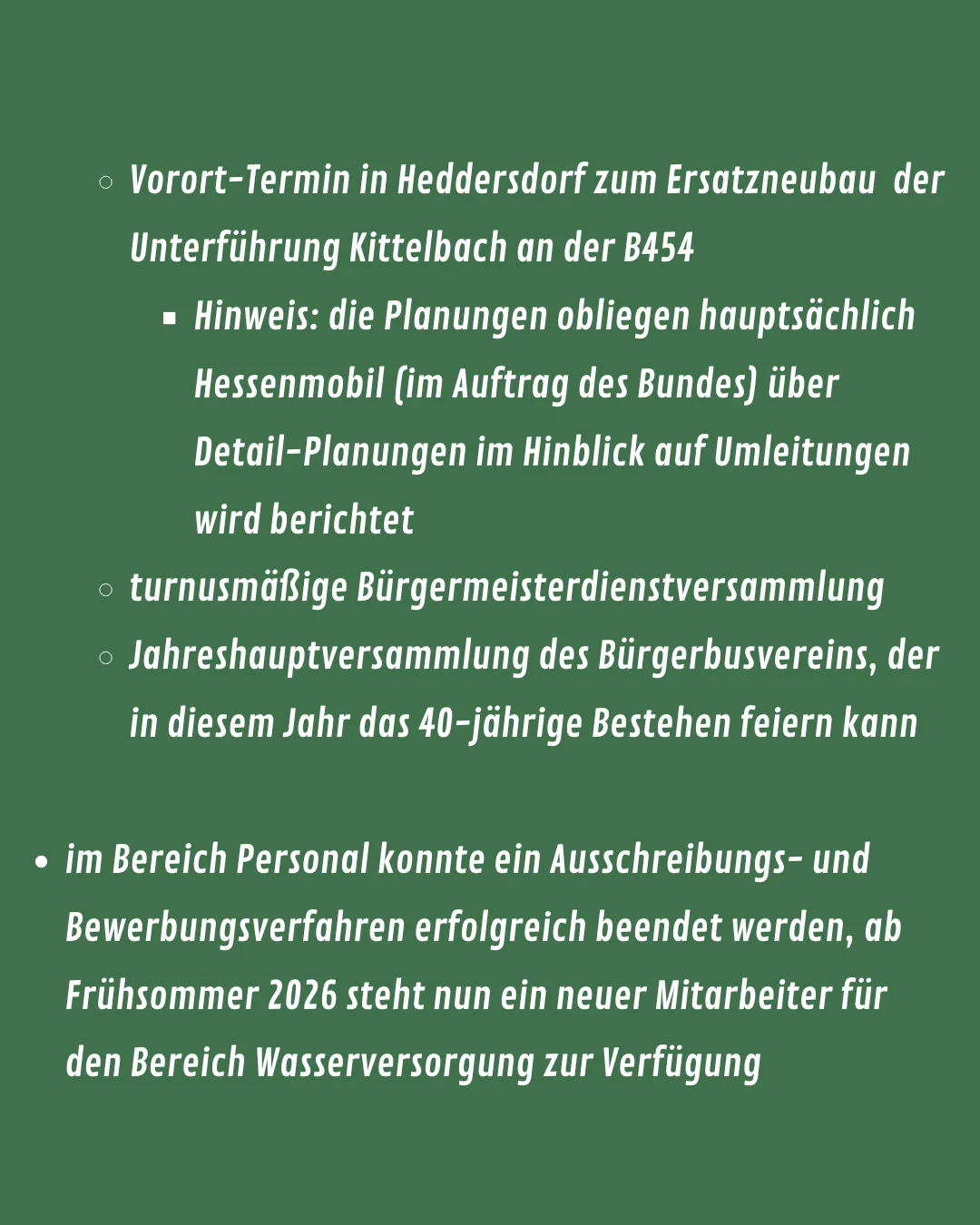 Monatlicher Rückblick Februar 2026