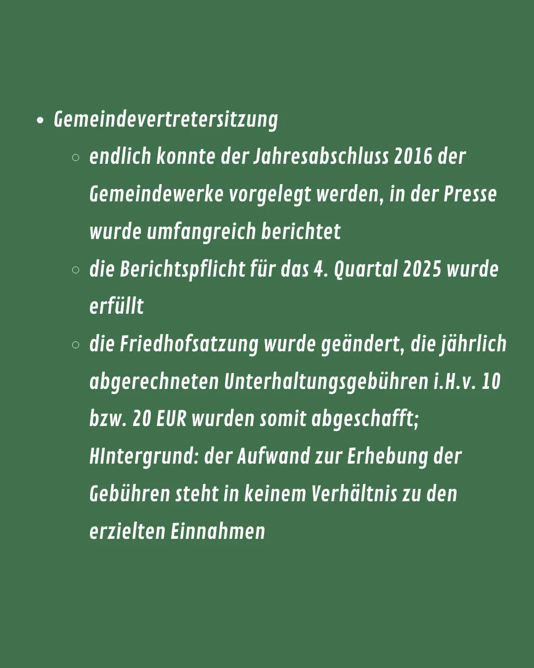 Monatlicher Rückblick Februar 2026