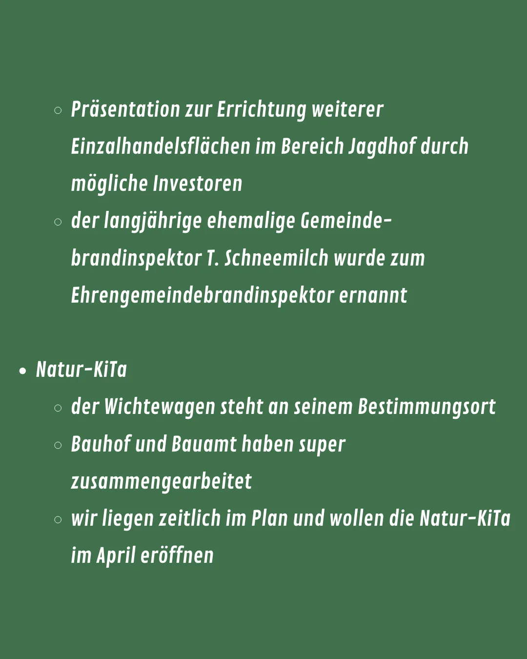 Monatlicher Rückblick Februar 2026